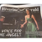 2018 ASC Winner Zoe Drummond on the cover of the Riverine Herald (28 September 2018)