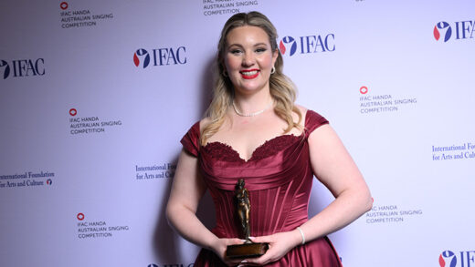 Hannah Burton, Winner of the 2026 IFAC Handa Australia nSinging Competition